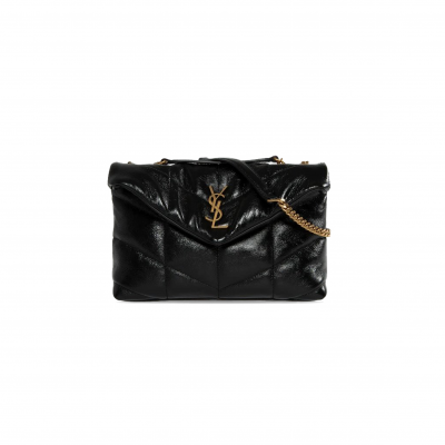 YSL TOY PUFFER IN LEATHER 24022213215711 (23*15.5*8.5cm)